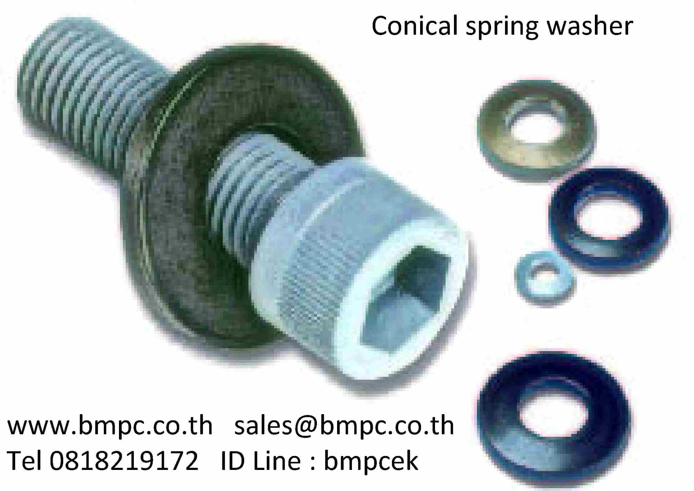 Load washer, Conical spring washer, แหวนรองงานท่อแรงดัน, High load washer, แหวน DIN6796